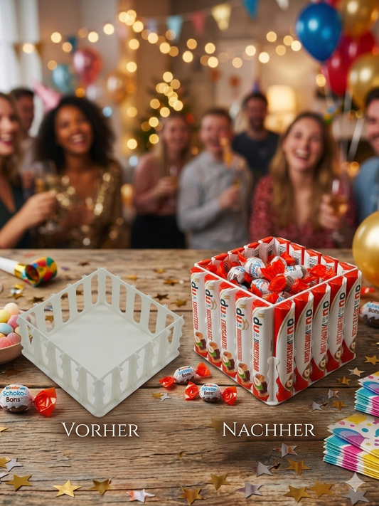 Riegelhalter für 20 Kinder Riegel Quadratisch
