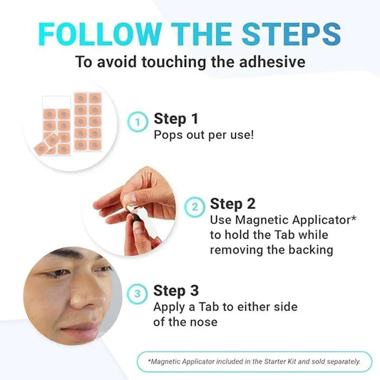 Magnetische Nasenpflaster Anti Schnarch Nasenstreifen Magnetischer Nasenstrips