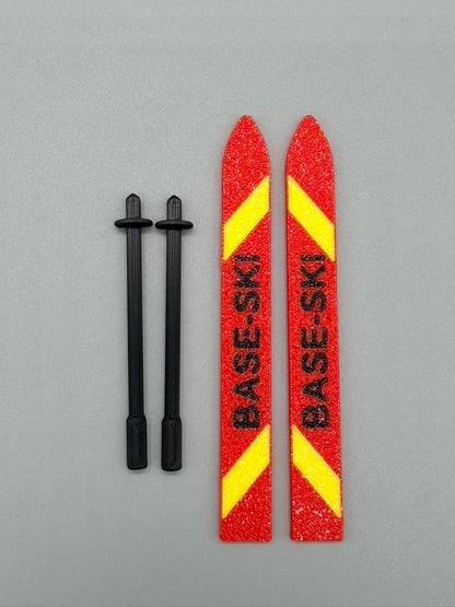 Miniatur Ski-Set