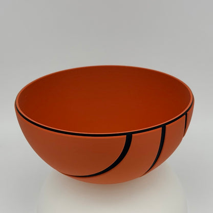 Basketball Snackschale mit Dosenhalter | Innenschale Wunschfarbe