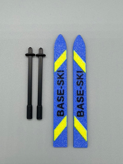 Miniatur Ski-Set