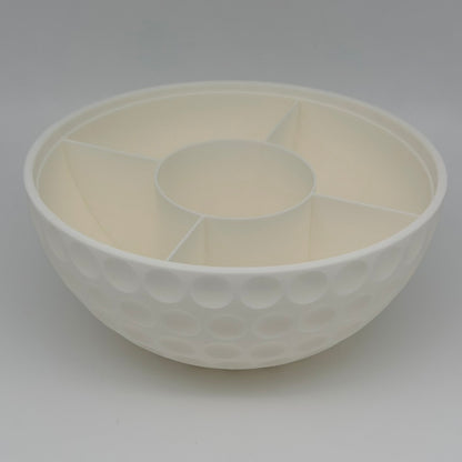 Golfball Snackschale mit Dosenhalter Ø 21 cm