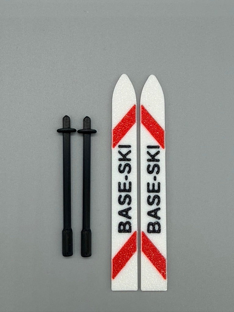 Miniatur Ski-Set