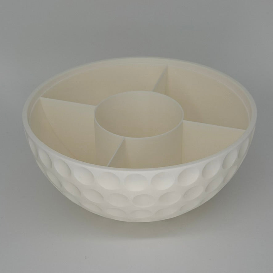 Golfball Snackschale mit Dosenhalter Ø 21 cm