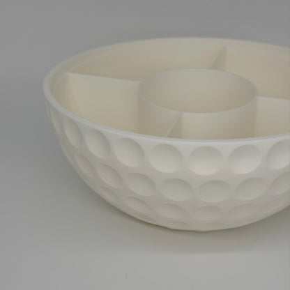 Golfball Snackschale mit Dosenhalter Ø 21 cm
