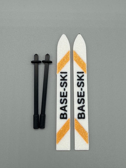 Miniatur Ski-Set