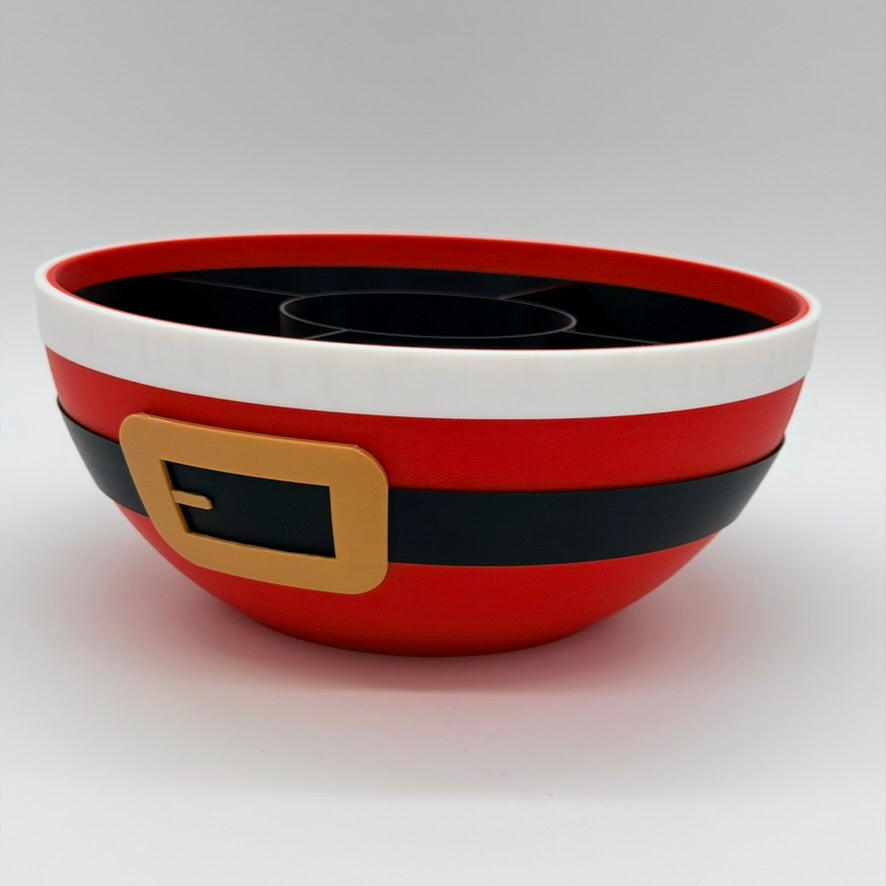 Weihnachtsschale im Weihnachtsmann-Design Ø 21 cm