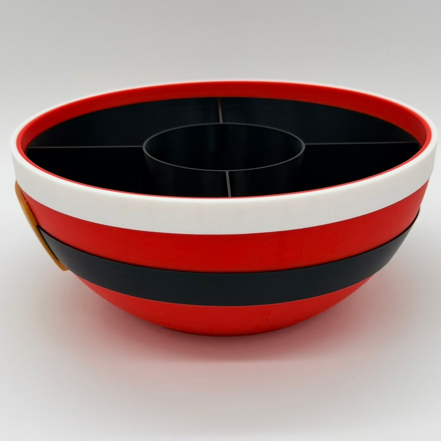 Weihnachtsschale im Weihnachtsmann-Design Ø 21 cm