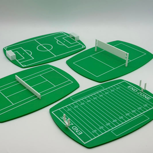 Wechsel Spielfeld für Snackarena – Fußball, Football, Tennis & Volleyball