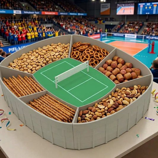 Volleyball Snackschale Stadion – Die perfekte Snack-Arena für Volleyball Fans