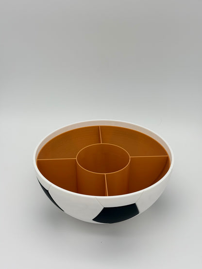 WM 2026 Snackschale Fußball mit Innenschale Dosenhalter