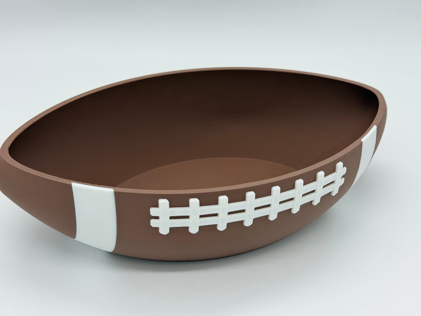 American Football Snackschale 3D Druck | Große Chips Schale für Football Party und Super Bowl Abend | Geschenk für Sports Fans & Männer