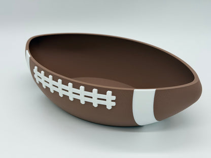 American Football Snackschale 3D Druck | Große Chips Schale für Football Party und Super Bowl Abend | Geschenk für Sports Fans & Männer