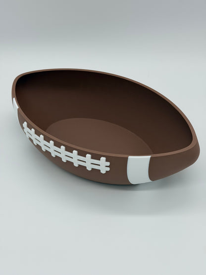 American Football Snackschale 3D Druck | Große Chips Schale für Football Party und Super Bowl Abend | Geschenk für Sports Fans & Männer