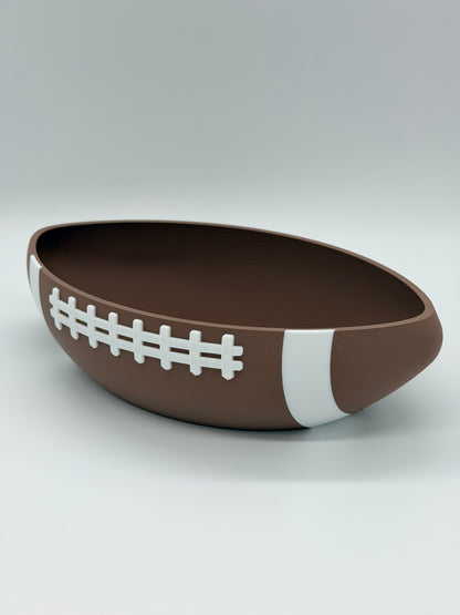 American Football Snackschale 3D Druck | Große Chips Schale für Football Party und Super Bowl Abend | Geschenk für Sports Fans & Männer