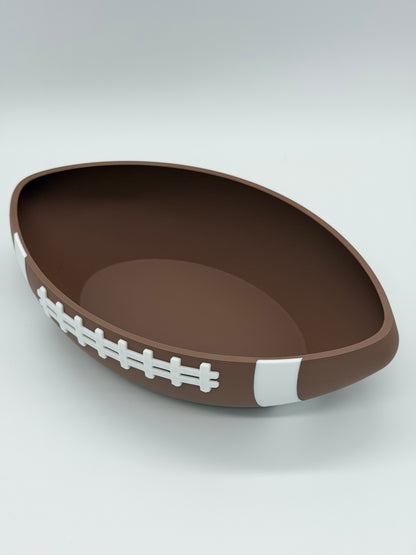 American Football Snackschale 3D Druck | Große Chips Schale für Football Party und Super Bowl Abend | Geschenk für Sports Fans & Männer