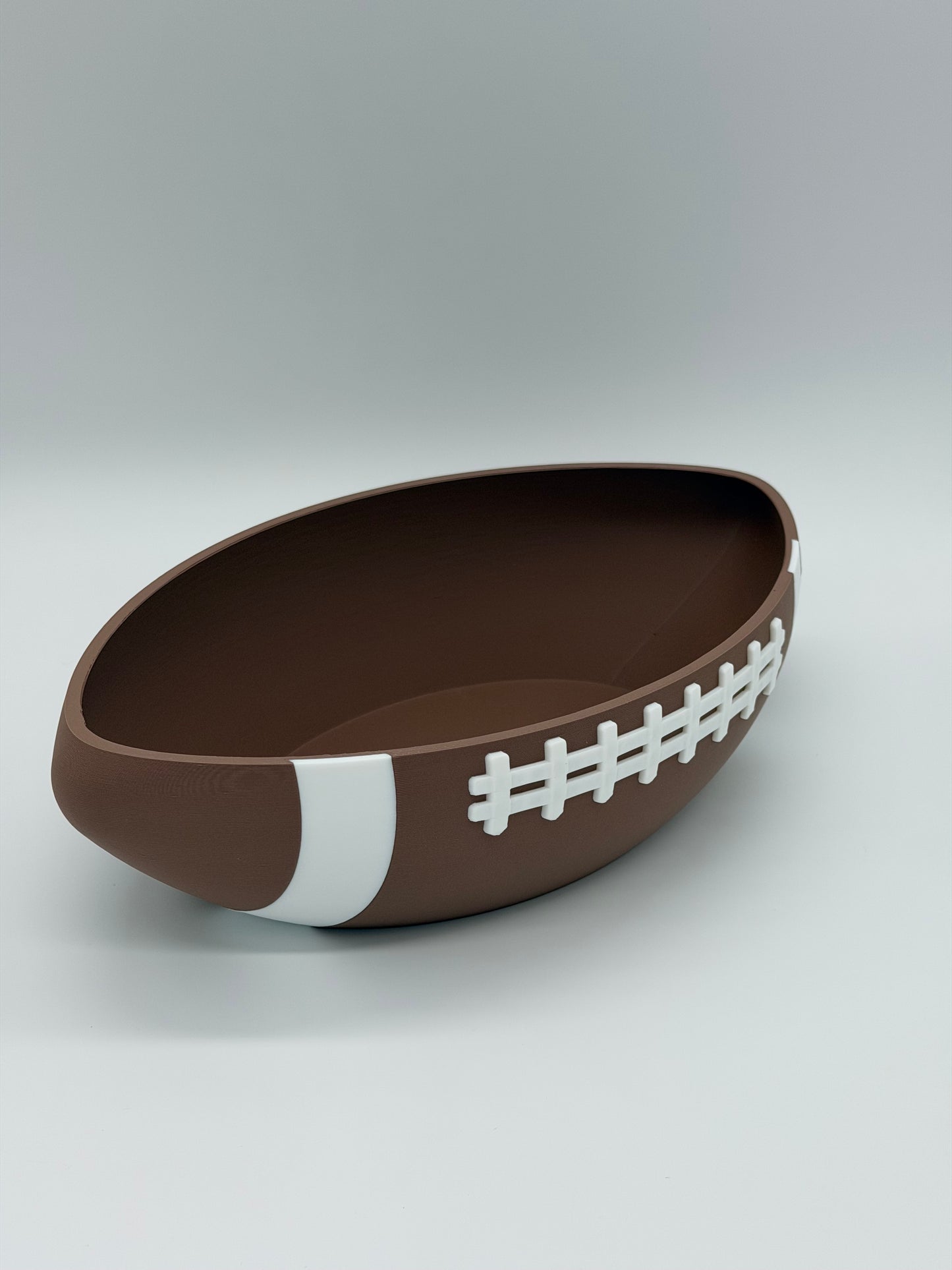 American Football Snackschale 3D Druck | Große Chips Schale für Football Party und Super Bowl Abend | Geschenk für Sports Fans & Männer