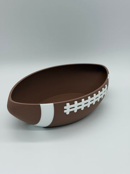 American Football Snackschale 3D Druck | Große Chips Schale für Football Party und Super Bowl Abend | Geschenk für Sports Fans & Männer