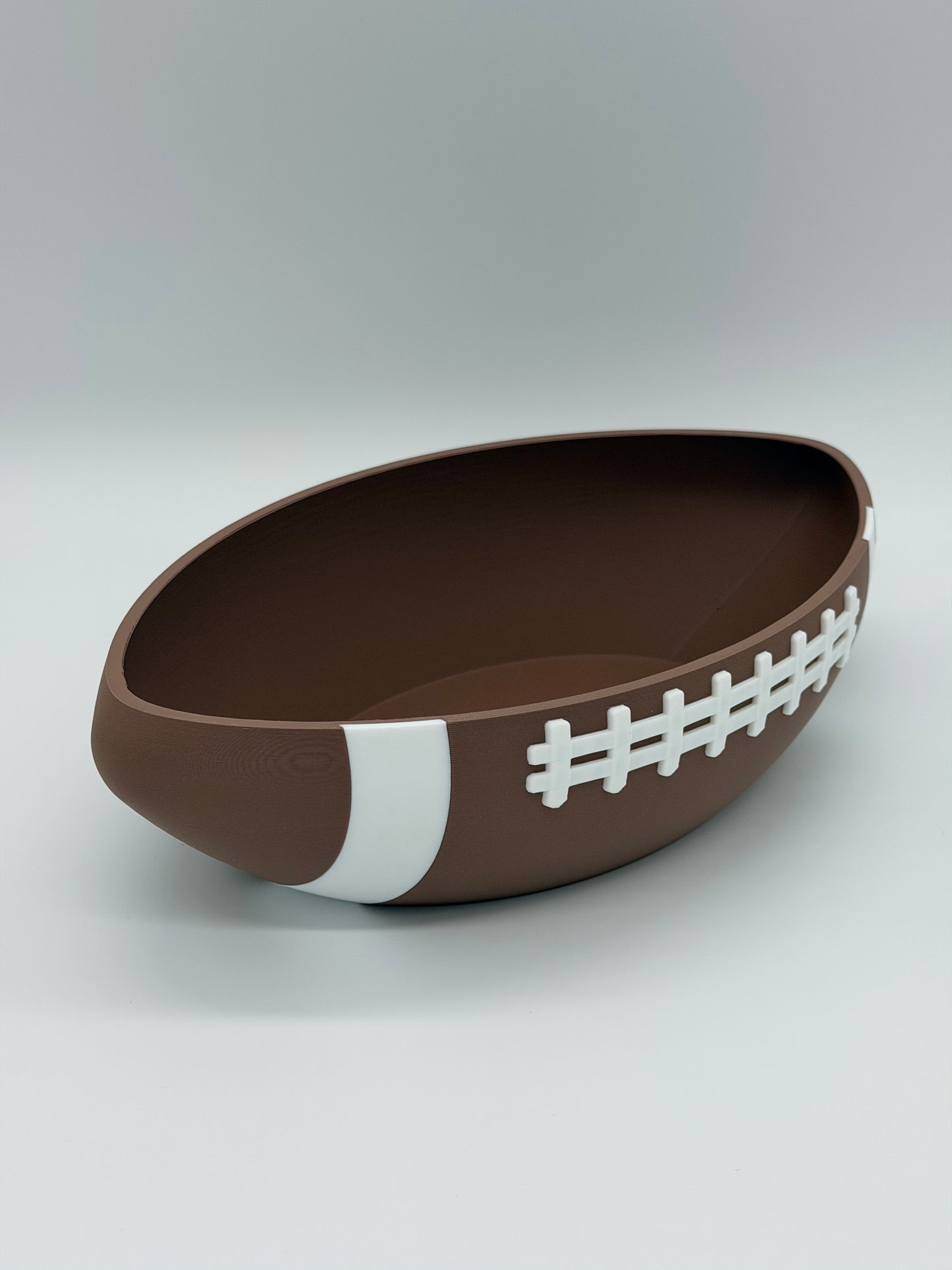 American Football Snackschale 3D Druck | Große Chips Schale für Football Party und Super Bowl Abend | Geschenk für Sports Fans & Männer