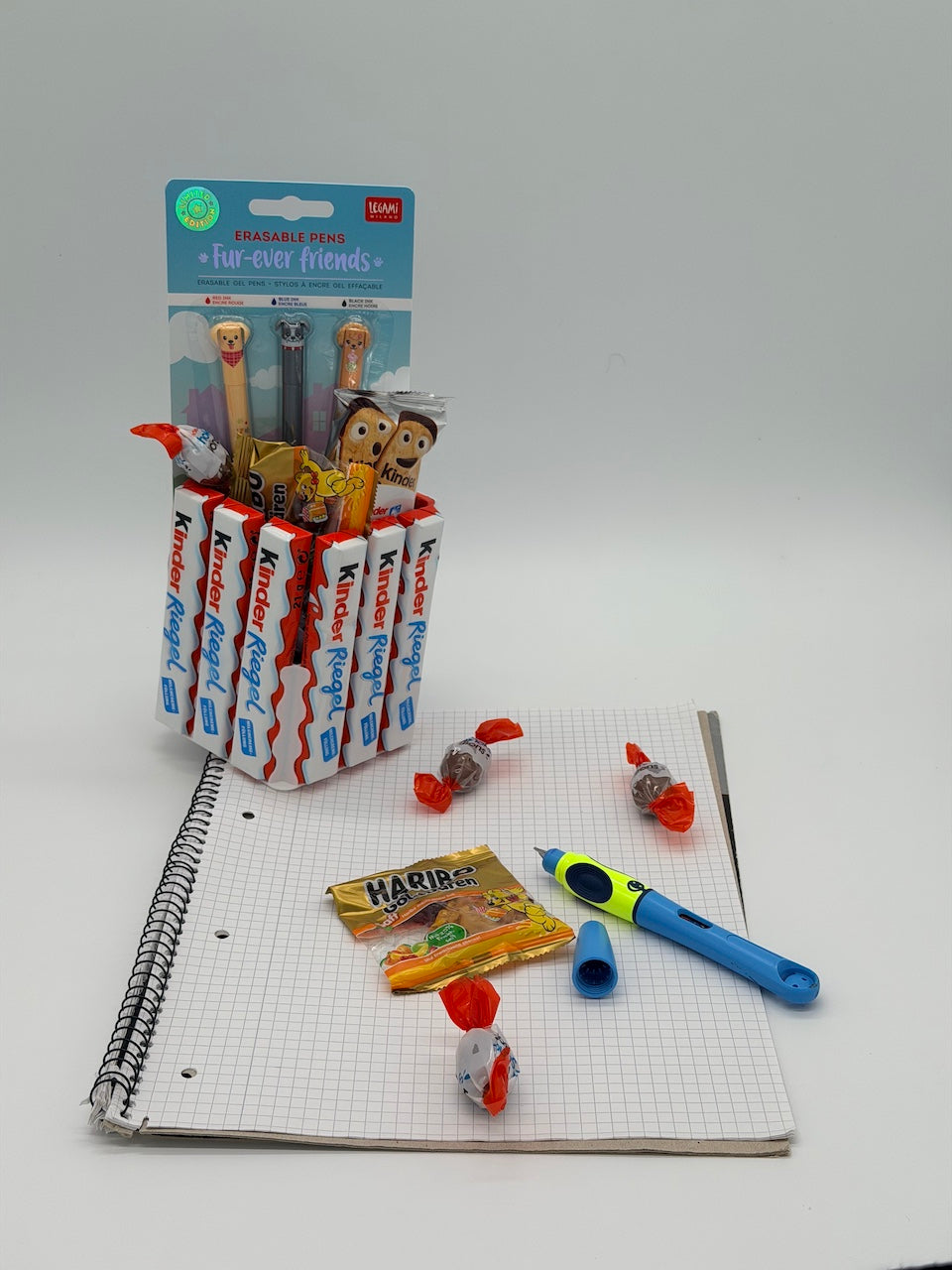 Halterung für 12 Kinderriegel & Duplo – Die perfekte Geschenkidee zur Einschulung