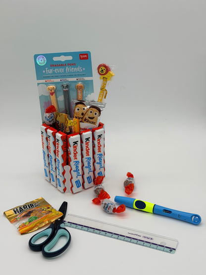 Halterung für 12 Kinderriegel & Duplo – Die perfekte Geschenkidee zur Einschulung