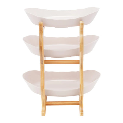 3-stöckiger Tellerständer, Etegere für Party, Hochzeit