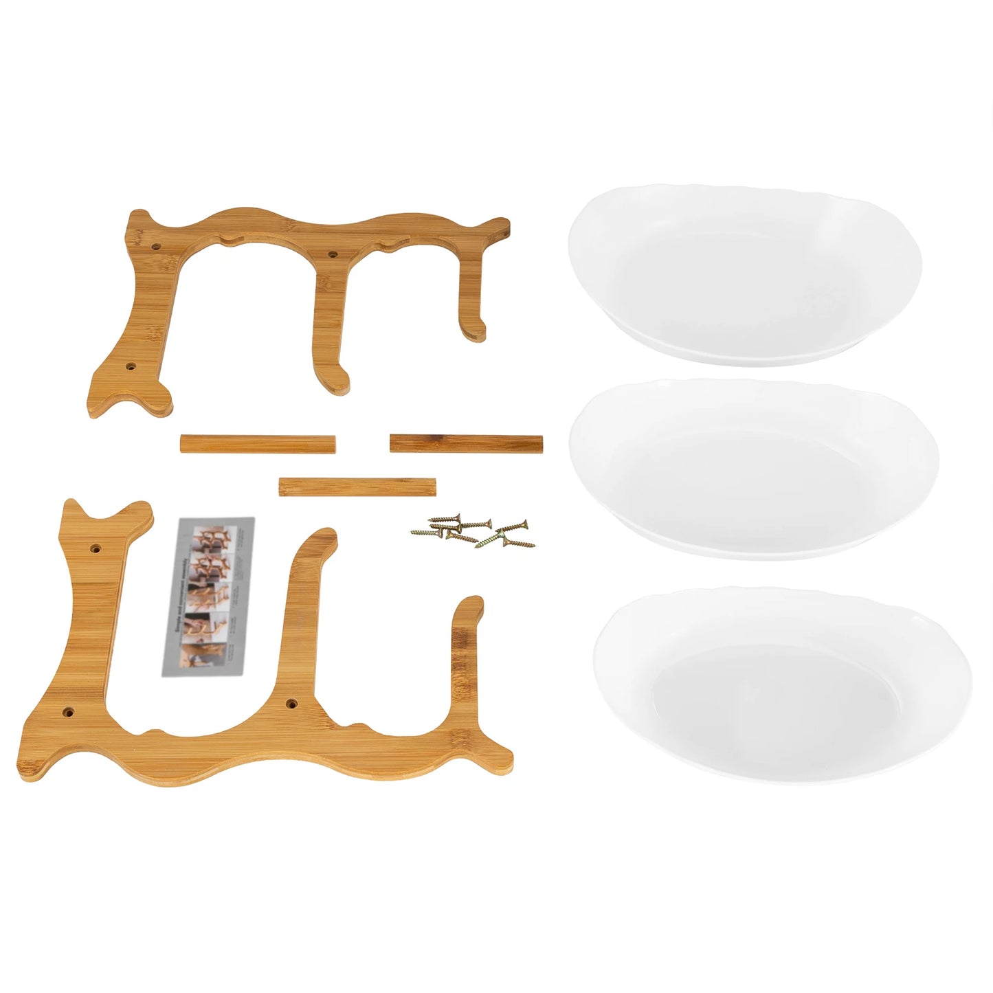 3-stöckiger Tellerständer, Etegere für Party, Hochzeit