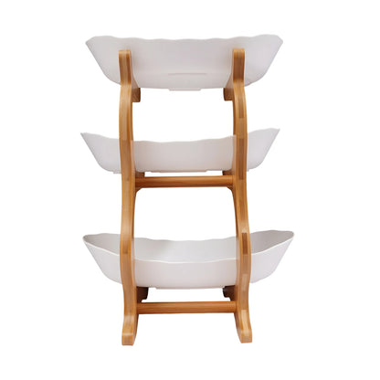 3-stöckiger Tellerständer, Etegere für Party, Hochzeit