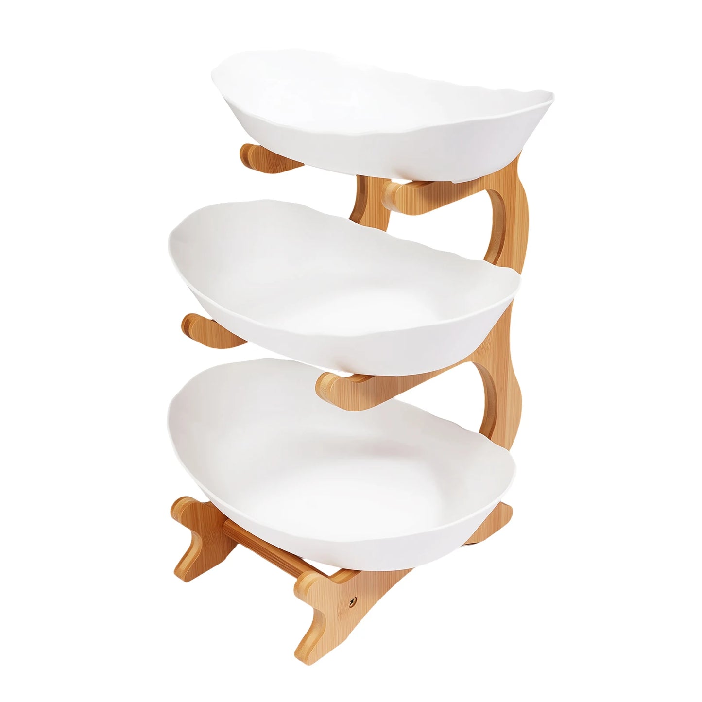 3-stöckiger Tellerständer, Etegere für Party, Hochzeit