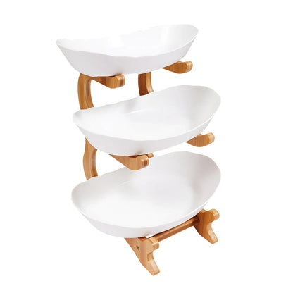 3-stöckiger Tellerständer, Etegere für Party, Hochzeit