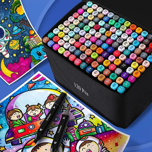 Permanent Marker Set Alkohol schnell trocknend Filzstifte für Zeichnen Gestalten Skizzieren, sc