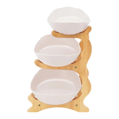 3-stöckiger Tellerständer, Etegere für Party, Hochzeit