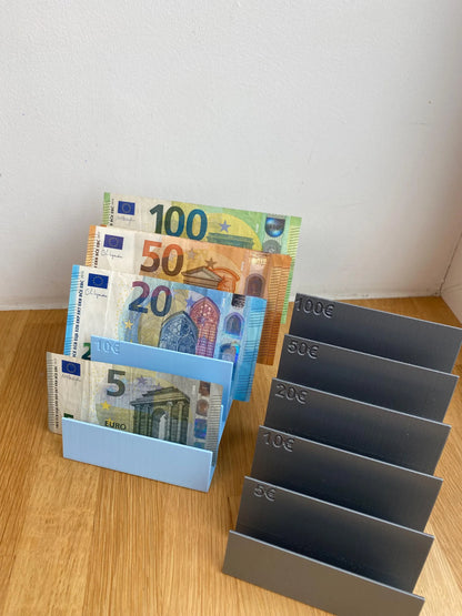 Bargeld Ständer für Budget Planer Set für Münze, Schein und Budgetmappe