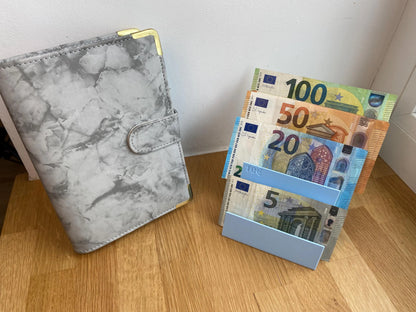 Bargeld Ständer für Budget Planer Set für Münze, Schein und Budgetmappe