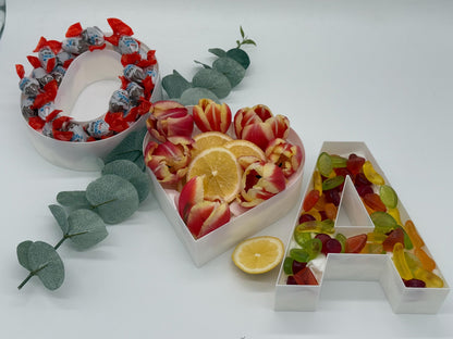 Befüllbare Buchstaben und Zahlen