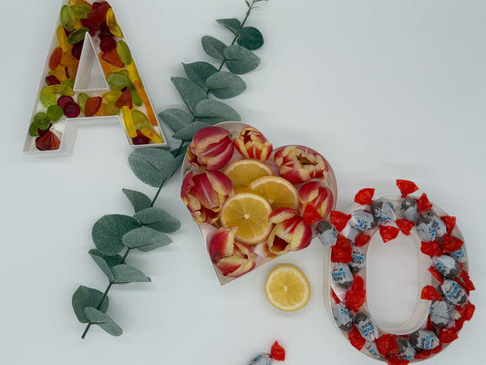 Befüllbare Buchstaben und Zahlen