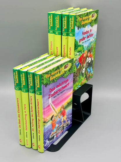 Bucherhöhung für zweite Bücherreihe, Buchstütze