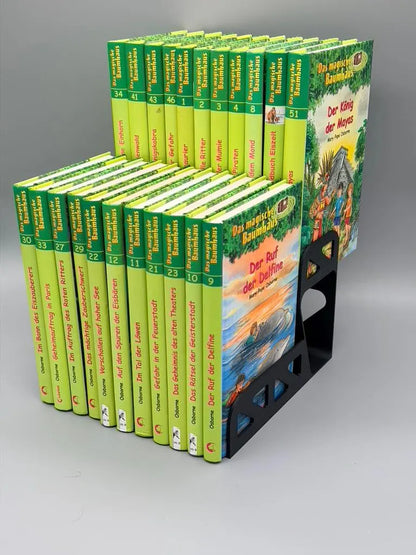 Bucherhöhung für zweite Bücherreihe, Buchstütze