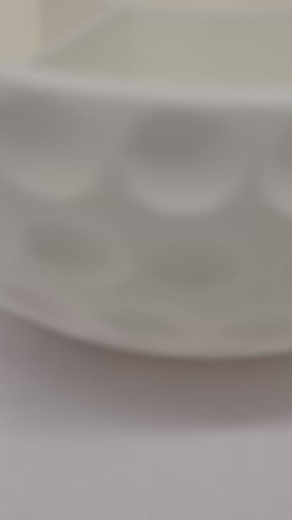 Golfball Snackschale mit Dosenhalter Ø 21 cm